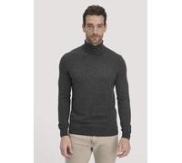 hessnatur Strick Rollkragen Pullover Regular aus Schurwolle mit Kaschmir anthrazit S