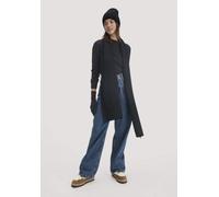 hessnatur Strick Schal aus Bio-Merinowolle mit Cashmere schwarz One Size