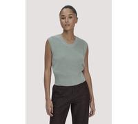 hessnatur Strick Top Regular aus reiner Bio-Baumwolle mattgrün S