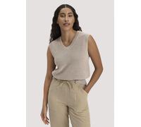 hessnatur Strick Top Regular aus reiner Bio-Baumwolle taupe XS