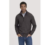 hessnatur Strick Troyer Regular aus Bio-Merinowolle mit Bio-Baumwolle kaffeebraun XL