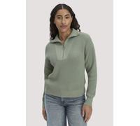 hessnatur Strick Troyer Relaxed aus reiner Bio-Baumwolle mattgrün XXL