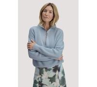 hessnatur Strick Troyer Relaxed aus reiner Bio-Baumwolle perlblau S