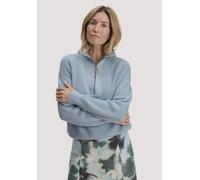 hessnatur Strick Troyer Relaxed aus reiner Bio-Baumwolle perlblau XS