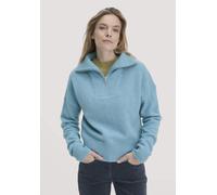 hessnatur Strick Troyer Relaxed BETTER RECYCLING aus reiner Bio-Merinowolle gletscherblau XXL