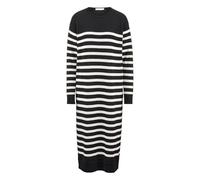 hessnatur Strickkleid Streifen Midi Relaxed Damen aus Reiner Bio-Baumwolle und weicher Schurwolle | nachhaltig und fair hergestellt (Fair Wear Foundation)