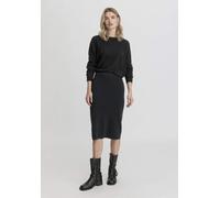 hessnatur Strickrock Slim aus reiner Bio-Merinowolle schwarz 40
