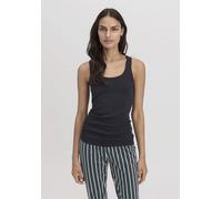hessnatur Tanktop Rundhals Fitted 2er-Set PURE NATURE aus reiner Bio-Baumwolle schwarz 48