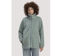 hessnatur Wollfleece Jacke Oversized aus reiner Bio-Merinowolle mattgrün M