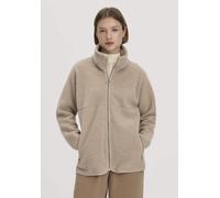 hessnatur Wollfleece Jacke Oversized aus reiner Bio-Merinowolle sand L