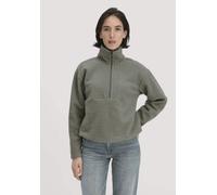 hessnatur Wollfleece Troyer Relaxed aus Bio-Merinowolle mit Bio-Baumwolle seegras XXL