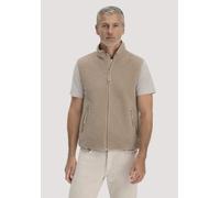 hessnatur Wollfleece Weste Regular aus reiner Bio-Merinowolle sand 52