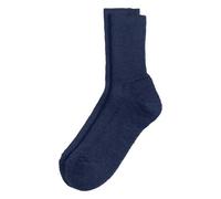 hessnatur Wollsocke aus reiner Bio-Merinowolle dunkel-blau 40/41