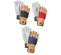 Hestra Army Leather Abisko 5-Fingerhandschuhe Unisex - 7 - rot (560)