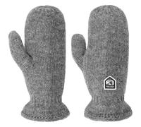 Hestra Handschuhe Basic Wool Mitt mit Futter Grau Gr. XS-S (EU 6)