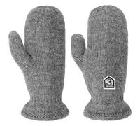 Hestra Basic Wool Fäustlinge Handschuhe Fausthandschuhe Herrenhandschuhe Damenhandschuhe Damen/Herren - mit Futter Winter Herbst-Winter - 10 HS grau