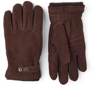 Hestra Bergvik Herren Handschuhe aus Nubukleder für kaltes Wetter - Espresso - 11