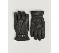 Hestra Burensvik Deerskin Wool Pile Glove Black Schwarz 8