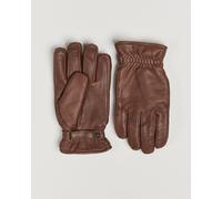 Hestra Burensvik Deerskin Wool Pile Glove Chocolate Braun 10