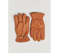 Hestra Burensvik Deerskin Wool Pile Glove Cognac Braun 8