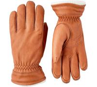 Hestra Buvika Deerskin Damen Fingerhandschuhe braun Größe 8 Lifestyle Isolierend Primaloft®