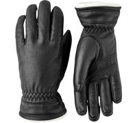 Buvika Deerskin Urban Damen Lederhandschuhe - Hestra Black 8