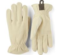 Hestra Chamois Work Glove - 5 finger Natural Yellow 10