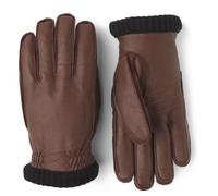 Hestra Deerskin Primaloft Rib Echtleder Handschuhe Herren 7 chocolate