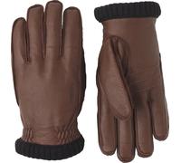 Hestra Deerskin Primaloft Rib Echtleder Handschuhe Herren 11 chocolate