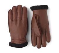 Hestra Deerskin Primaloft Rib Echtleder Handschuhe Herren 7 chocolate