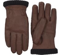 Hestra Deerskin Primaloft Rib Echtleder Handschuhe Herren 7 chocolate