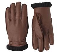 Hestra Deerskin Primaloft Rib Echtleder Handschuhe Herren 9 chocolate