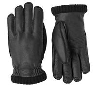 Hestra Deerskin Primaloft Rib Handschuhe Lederhandschuhe Fingerhandschuhe Herren - mit Futter Winter Herbst-Winter - 8 HS schwarz