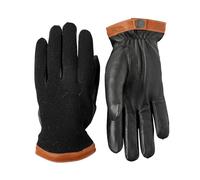 Hestra Deerskin Wool Tricot Glove Black/Black 8