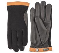 Hestra Handschuh Wool Tricot Leder Schwarz - Größe 9 Schwarz 9