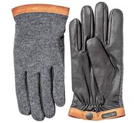 Hestra - Deerskin Wool Tricot - Handschuhe, Gr. M EU 8, grau (Charcoal/Black)