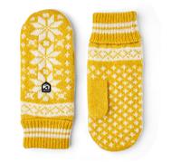 Hestra - Isvik Mitt - Handschuhe, Gr. M EU 8, gelb (Mustard/Offwhite)