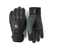 Hestra - Leder Skihandschuhe - Omni Trigger Glove Black/Grey für Damen aus Leder - Größe 7 - schwarz schwarz 7