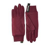 Hestra - Merino Wool Liner Active 5 Finger - Handschuhe, Gr. XS EU 5, rot (Bordeaux)