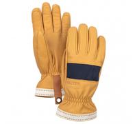 Hestra - Njord 5 Finger - Handschuhe, Gr. L EU 10, orange (Navy/NaturalBrown)