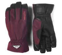 Hestra Powder Short 5-finger Handschuhe bordeauxrot | 7