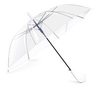Hestya 1 Stück Transparenter Hochzeitsschirm 102 cm Leichter Foto- & Dekoschirm für Braut & Brautjungfern für Hochzeitsfotos & Kurze Wege
