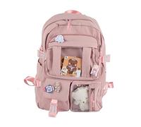 Hethlif Kawaii Rucksack mit Großer Kapazität, Süßer Bär, Zubehör, Rucksack für die Schule, Mehrere Taschen, Japanische Schultasche für Teenager-Mädchen (03)