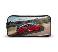 HETVBNS Rapid Sportauto-Federmäppchen, großes Fassungsvermögen, Reißverschluss-Tasche, strapazierfähige Stiftebox, Organizer, tragbare kleine Kosmetiktasche für Büro, Reisen