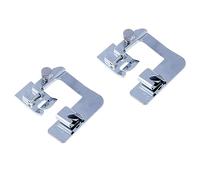 HEVSTIL 2 Stück 1,27 cm verstellbarer gerollter Saumfuß, gerollter Saum, Saumfuß-Set zum Nähen, gerollter Saum-Nähfuß für Singer, Brother, Heim-Multifunktionsnähmaschine