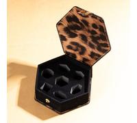 Hexagon-Etui - Leopard Print