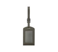 Hexagona Encore, Herren Hexagona Paris - Gepäckanhänger - für Herren - Kollektion Encore - Oliv - aus Rindsleder mit Büffelnarben - - Geldbörse - Kreditkarten kompatibel, Olive, 5 cm -