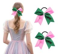 Hexenhaarseil für Damen, rosa und grün, Hexen-Zubehör, böse Merch-Geschenke für Frauen, böse Haar-Accessoires für Halloween/Geburtstagsparty-Kostüm (Haarseil), 2 Stück