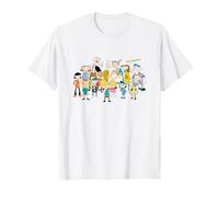 Hey Arnold! Iconic Characters Group Shot Big Chest Logo T-Shirt