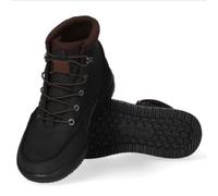 HEYDUDE Herren Leder-Boots Bradley Schwarz Größe 43